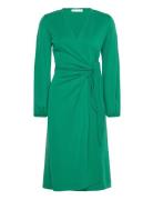 Catjaiw Wrap Dress Polvipituinen Mekko Green InWear