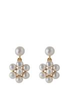 Ocean Bloom Earrings Length 15 Mm Korvakoru Korut Gold Pernille Corydo...