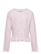 Heart Cardigan Tops Knitwear Cardigans Pink Tom Tailor