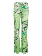 Trousers Bottoms Trousers Flared Multi/patterned Barbara Kristoffersen...