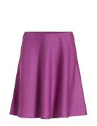Viellette Hw Short Skirt Lyhyt Hame Purple Vila