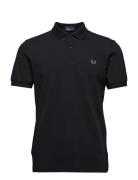 The Fred Perry Shirt Tops Polos Short-sleeved Black Fred Perry