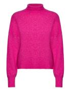 Nola T-N 7355 Tops Knitwear Turtleneck Pink Samsøe Samsøe