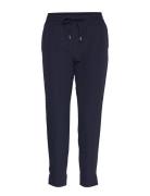 Sc-Saya Bottoms Trousers Straight Leg Blue Soyaconcept