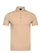 Polo Tops Polos Short-sleeved Beige Armani Exchange