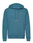 Basic Organic Hood Tops Sweat-shirts & Hoodies Hoodies Blue Clean Cut ...