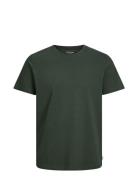 Jjeorganic Basic Tee Ss O-Neck Tops T-shirts Short-sleeved Khaki Green...