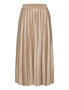 Vinitban Midi Skirt - Noos Polvipituinen Hame Beige Vila