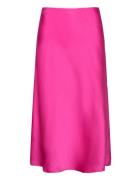 Yaspastella Hw Midi Skirt - Noos Polvipituinen Hame Pink YAS