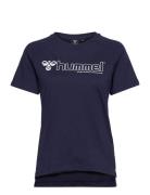 Hmlnoni 2.0 T-Shirt Sport T-shirts & Tops Short-sleeved Navy Hummel