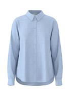 Slfviva Ls Shirt Noos Tops Shirts Long-sleeved Blue Selected Femme