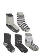 Sock W. Pattern Sukat Grey Minymo