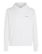 Micro Logo Repreve Hoodie Tops Sweat-shirts & Hoodies Hoodies White Ca...