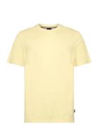 Thompson 01 Tops T-shirts Short-sleeved Yellow BOSS