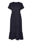 Onlmay S/S Peplum Calf Dress Box Jrs Polvipituinen Mekko Navy ONLY