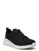 Womens Bobs Squad 3 Matalavartiset Sneakerit Tennarit Black Skechers