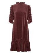 Marion Dress Polvipituinen Mekko Brown ODD MOLLY