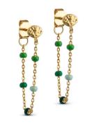 Lola Earring Korvakoru Korut Gold Enamel Copenhagen