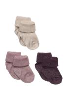 Ida Glitter Socks - 3-Pack Sukat Multi/patterned Mp Denmark