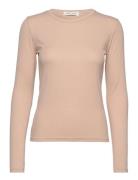 Petriciasw T-Shirt Tops T-shirts & Tops Long-sleeved Beige Sofie Schno...