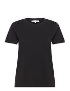 Stabil Top S/S Tops T-shirts & Tops Short-sleeved Black A-View
