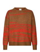 Ihkamara Ls11 Tops Knitwear Jumpers Brown ICHI