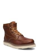 Jfwaldgate Moc Leather Boot Sn Nyörisaappaat Brown Jack & J S