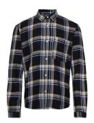 Relaxed Chec Tops Shirts Casual Black Tom Tailor