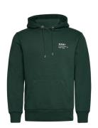 Small Logo Hoodie Tops Sweat-shirts & Hoodies Hoodies Green GANT