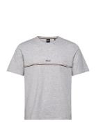 Unique T-Shirt Tops T-shirts Short-sleeved Grey BOSS