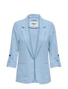 Onlcaro 3/4 Unlined Blazer Cc Tlr Blazers Single Breasted Blazers Blue...