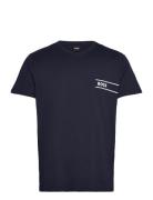 Tshirtrn 24 Tops T-shirts Short-sleeved Navy BOSS