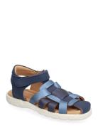 Bisgaard Freja Shoes Summer Shoes Sandals Blue Bisgaard