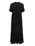 Marie Silje Dress Maksimekko Juhlamekko Black Bruuns Bazaar