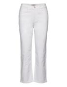 Straight Crop Bottoms Jeans Straight-regular White Wrangler