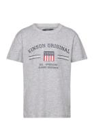 Vin T-Shirt Manuel Jr.boy Tops T-shirts Short-sleeved Grey VINSON