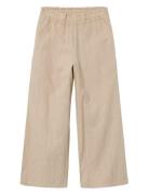 Nkffalinnen Wide Pant Noos Bottoms Trousers Beige Name It