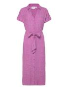 Blancasz Ss Dress Polvipituinen Mekko Pink Saint Tropez