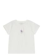 T-Shirt Ss Tops T-shirts Short-sleeved White Fixoni