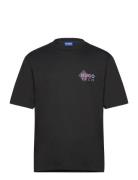 Nepory Tops T-shirts Short-sleeved Black HUGO BLUE