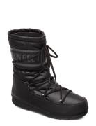 Mb Mid Nylon Wp Shoes Boots Ankle Boots Ankle Boots Flat Heel Black Mo...