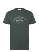 Camden T-Shirt Tops T-shirts Short-sleeved Khaki Green Les Deux