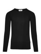 Ruana Tops T-shirts Long-sleeved T-shirts Black Molo