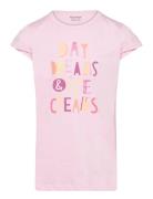 T-Shirt Ss Tops T-shirts Short-sleeved Pink Minymo