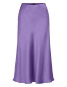 Yaspastella Hw Midi Skirt - Ca Polvipituinen Hame Purple YAS