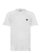 Piece T-Shirt Tops T-shirts Short-sleeved White Les Deux