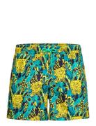 Let´s Get Tropical Swim Shorts Uimashortsit Green Happy Socks