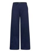 Ihkate Cameleon Pa2 Bottoms Trousers Wide Leg Blue ICHI