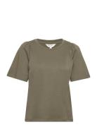 Imaleapw Ts Tops T-shirts & Tops Short-sleeved Khaki Green Part Two
