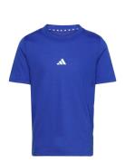 J D4T Tee Tops T-shirts Short-sleeved Blue Adidas Sportswear